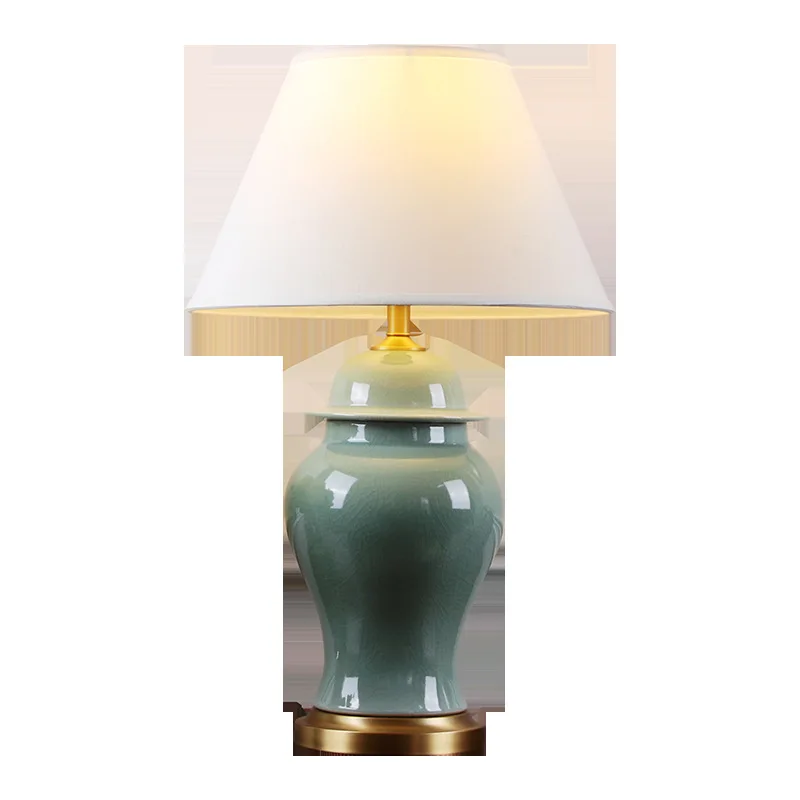

New Chinese American Jingdezhen ceramic table bedroom bedside living room entrance hotel club home decoration