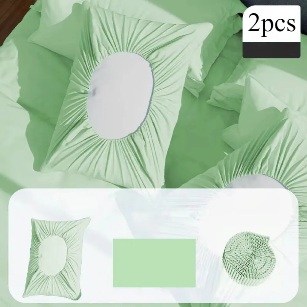 

2pcs Dirt-Proof Disposable Pillowcase Set Breathable Non-Woven Pillow Cover Thickened Beauty Salon Disposable Pillowcases Travel