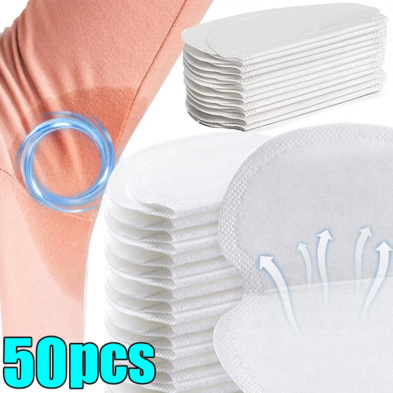 White Underarm Pads Dress Clothing Perspiration Deodorant Pads Armpit Care Sweat Absorbent Pads Deodorant for Women Men