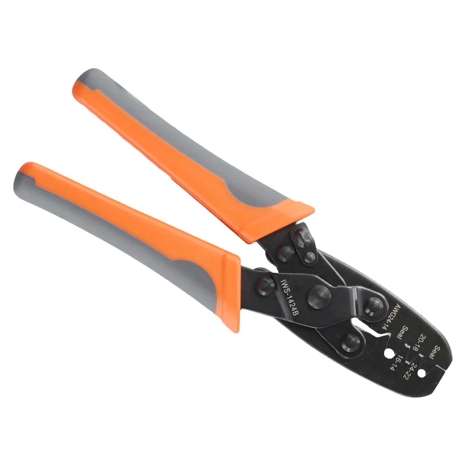 Multi Function Crimp Tool for IWISS IWS-1424B Supporting 16-14 AWG and 20-18 AWG Wires with Weather Pack Compatibility