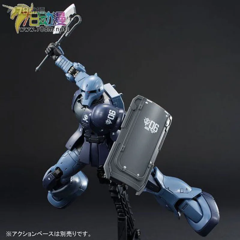 Bandai Original ชุด GUNDAM HGGTO MS-05 ZAKUI [BLACK TRI-STARS] 1/144 อะนิเมะประกอบของเล่นชุดของขวัญสําหรับชาย