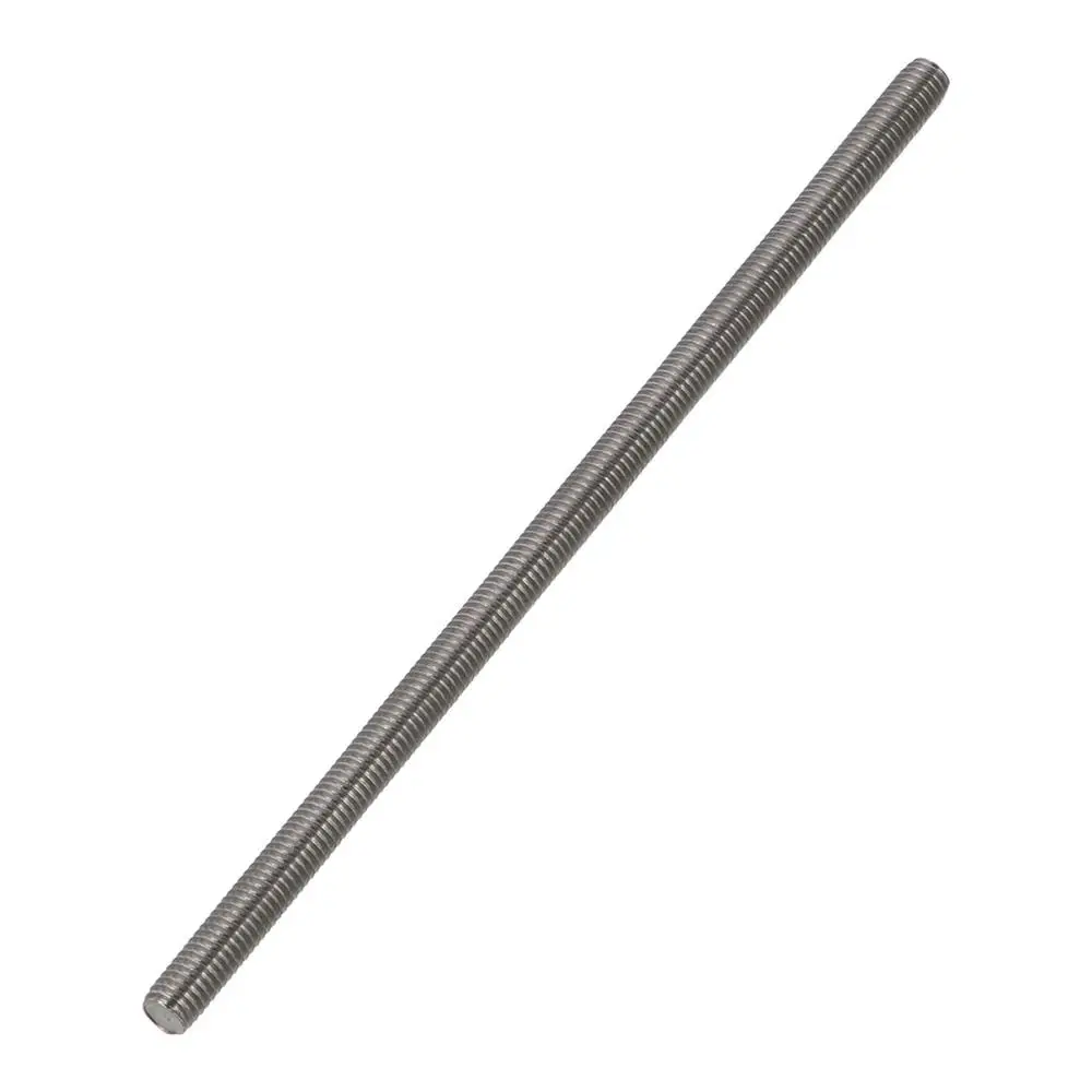 2 Stuks 304 Roestvrijstalen Volledig Draadstang 0.8Mm Schroefdraadafstand M5 Lange Schroefdraad Rechter Hand Schroefdraad Stangen Bar Studs Hangers