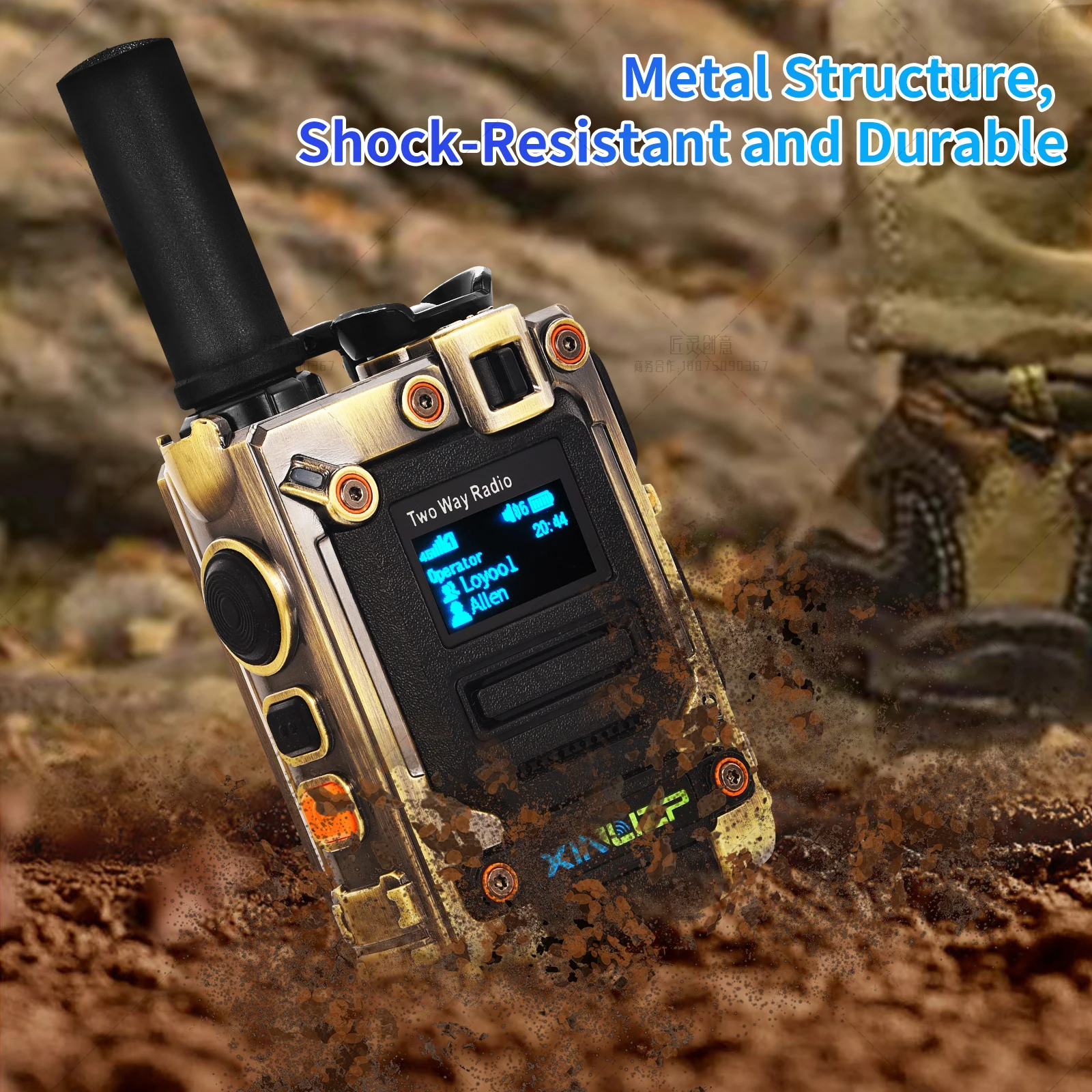 Rapid Radios Unlimited Range 4G Global Walkie Talkie – Dwukierunkowe radiotelefony sieciowe dalekiego zasięgu do centrów handlowych, zarządzania nieruchomościami