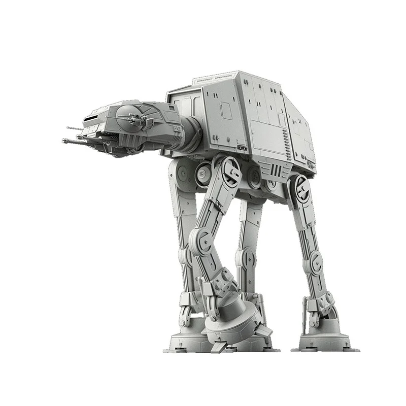 반다이 오리지널 스타 워즈 애니메이션 모델 AT-AT 액션 피규어 조립 모델 장난감 소장 장식품 어린이를위한 선물