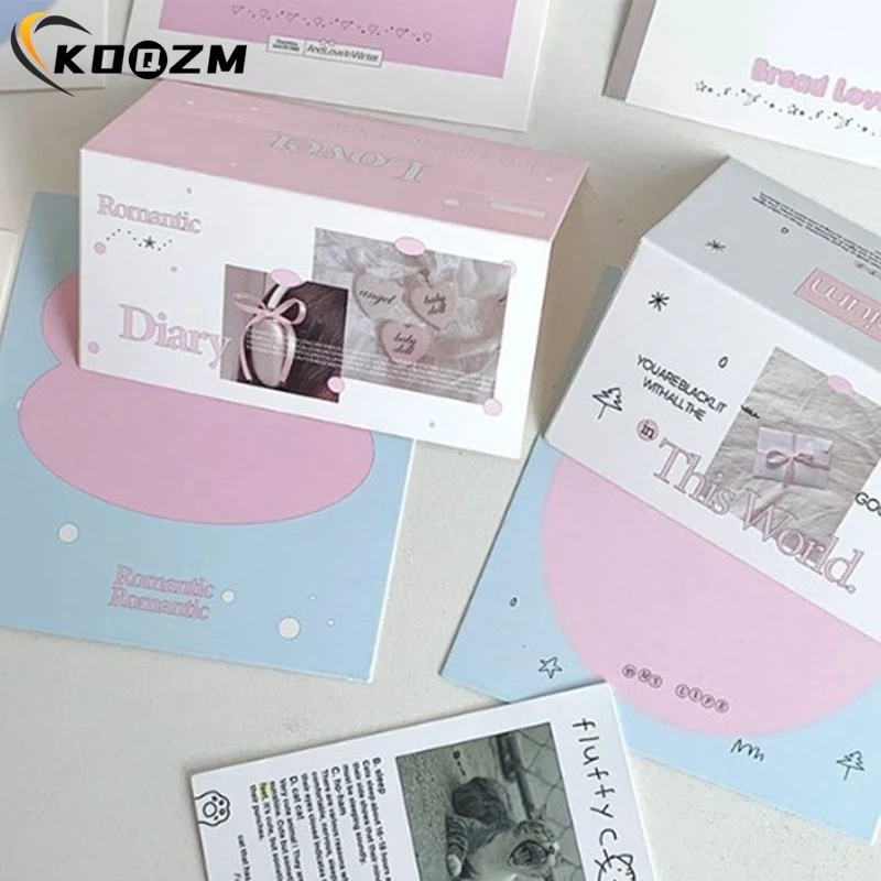 Kpop Photo Card Holder Set, Cartão de Cabeça, Back Fix Decor Paper Board, DIY Packing Material, Gift Packaging Jóias, 3 ", 10Set