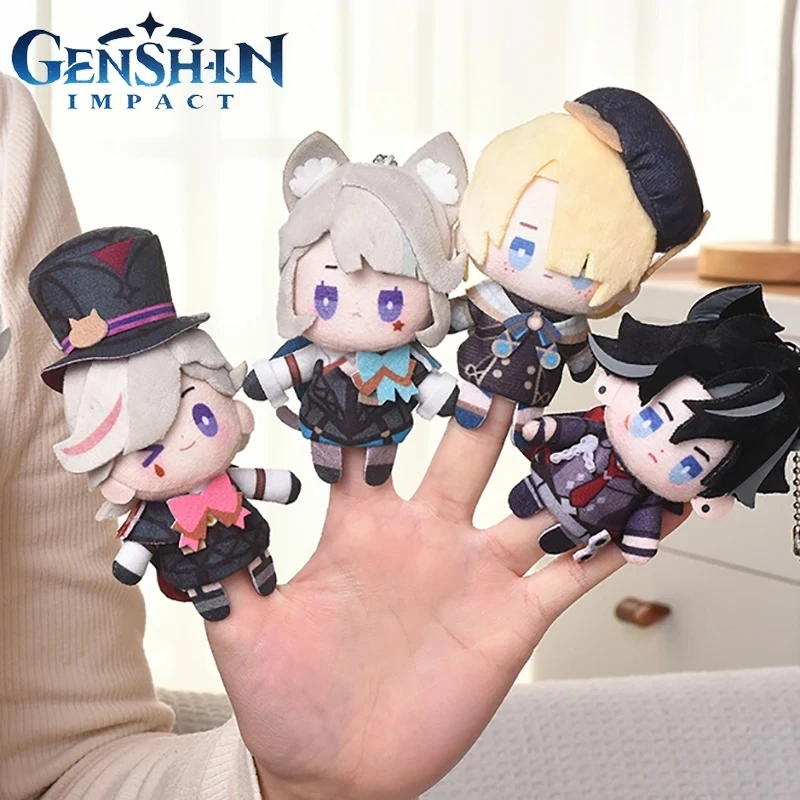 Porte-clés en peluche Genshin Impact, pendentif, doigt, Venti, Zhongmovies, marionnette, Raiden, Shogun, Nahida, Furina, LyNouveau, mignon, original, cadeau jouet