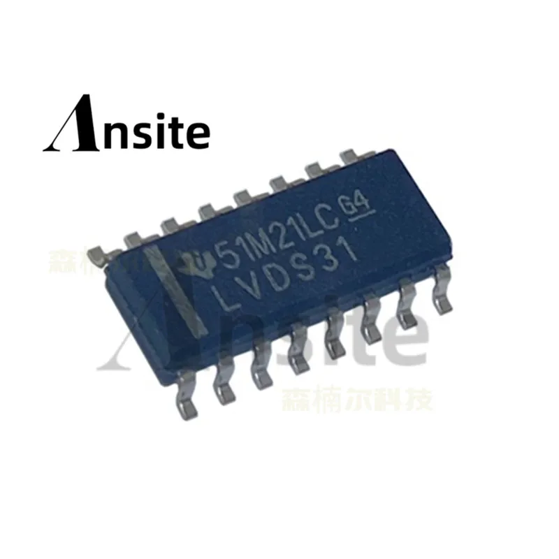 

5 штук в партии, 100% новые оригинальные чипы LVDS, электронные компоненты SN65LVDS31DR, SOIC-16