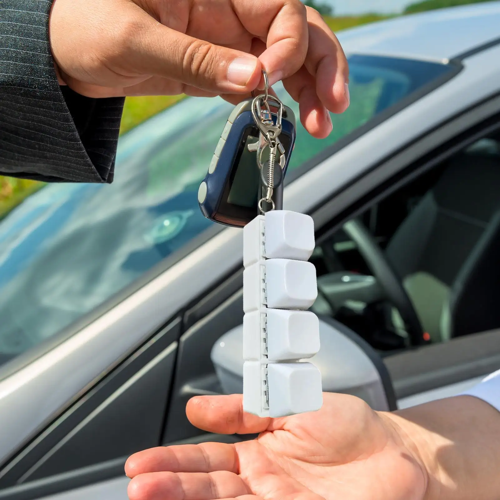 

Брелок-клавиатура для взрослых и детей, портативная кнопочная игрушка-кликер для пальцев, сенсорная развивающая игрушка для работы, школы, путешествий, занятий в классе