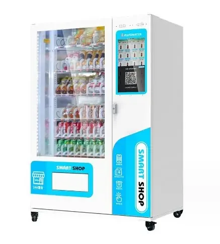 Outdoor Custom Automatic Cake Popcorn French Fries Candy Hot Food Snack Pizza Vending Machine for Foods and Drinks Retail Items - Image 3