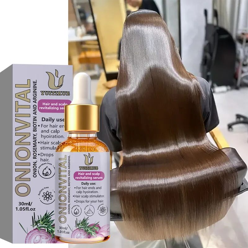 

Сыворотка для волос YUITIKUE Onionvital | Формула с луком, розмарином и биотином | Для увлажнения кожи головы и кончиков волос, 30 мл