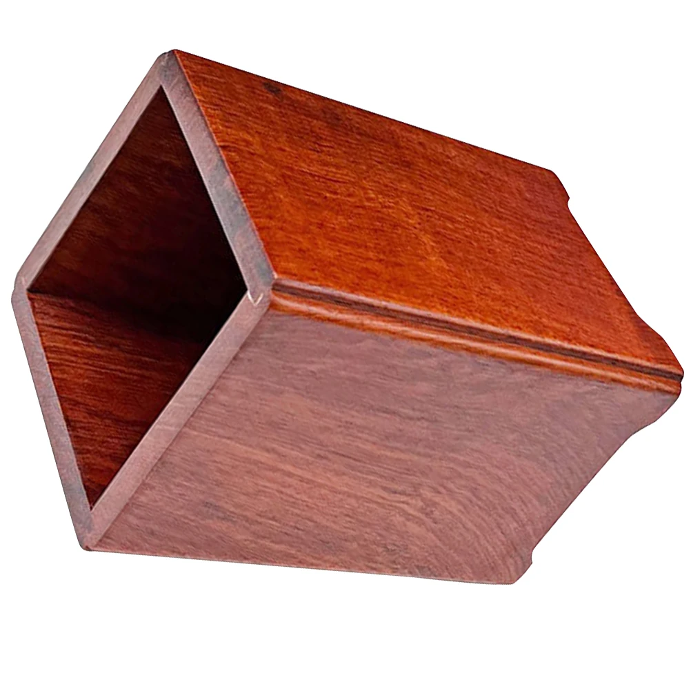 

Pen Holder Wooden Makeup Brush Cup Makeup Brush Cup Desk ganizer Storage Crafts Decorative Item Hexagonal Shape