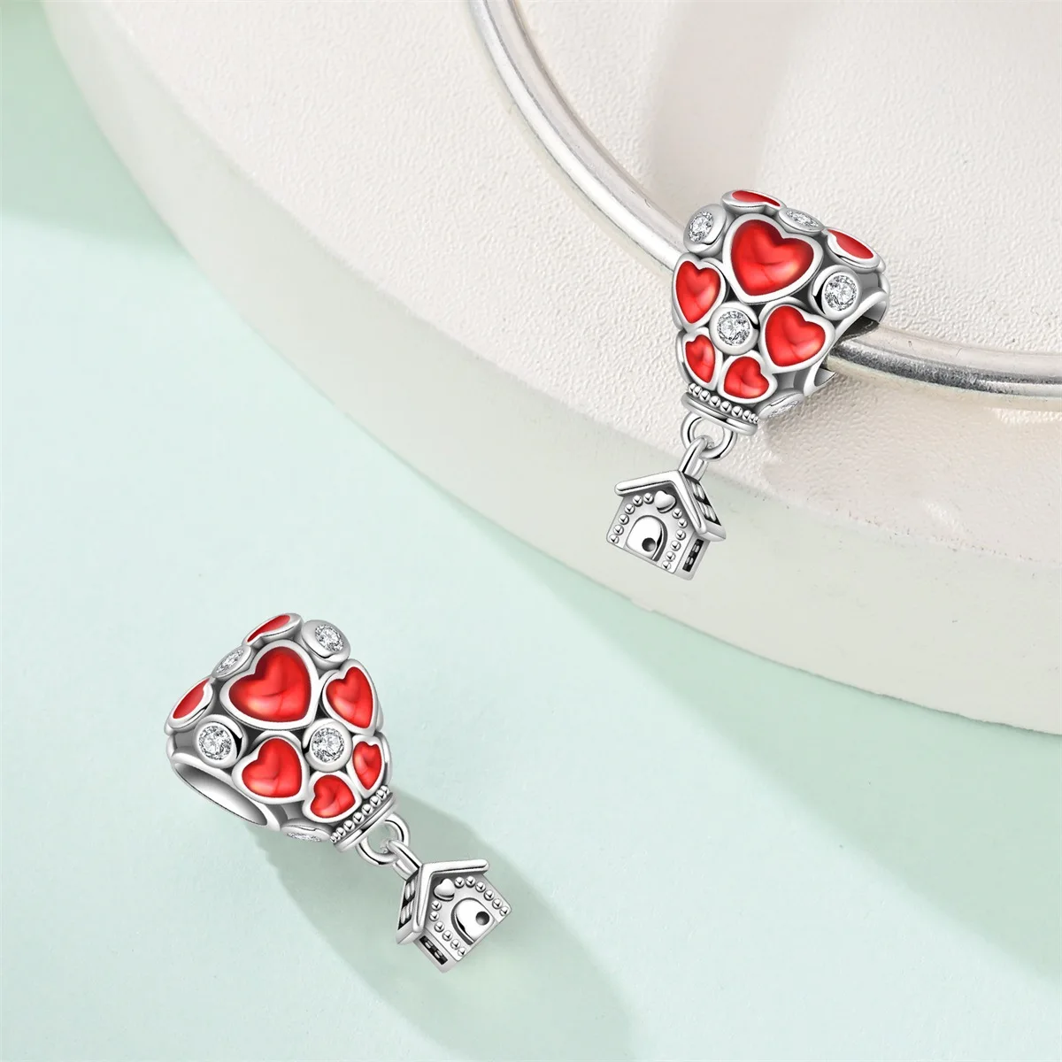 Silver Plated Beads Fit Bracelets, DIY Gift Accessory