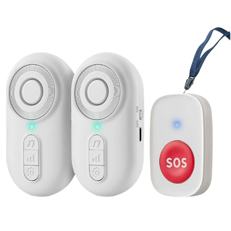 

24-Hour Delivery New Q26 Wireless Smart Doorbell Care Doorbell Elderly Emergency Call Device Nursing Pager Nursing Pager SOS Ala