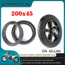 10mm Inner Hole High-Quality Wheel 200x45 Wheel 8-inch Caster With Tire And Inner Tube Motorcycle Parts, Electric Scooter