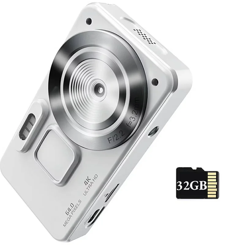 

A73E-4K 20MP CCD Digital Camera With Autofocus Compact Video Camera 18X Zoom Anti-Shake 32GB Card For Student Kids