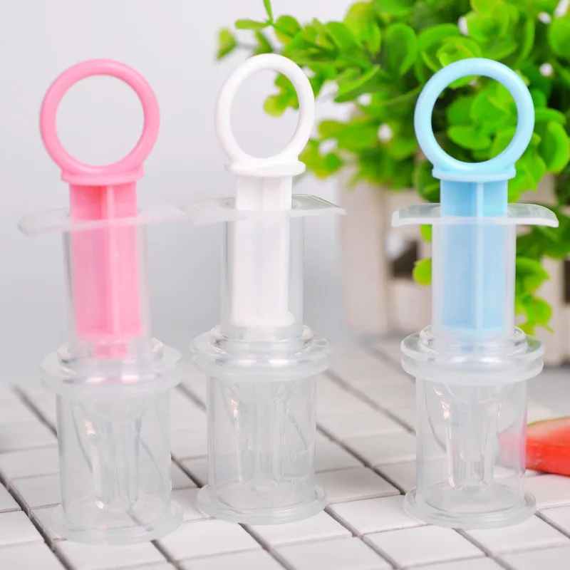 Baby Smart Medicine Dispenser Needle Feeder Squeeze Medicine Dropper Pacifier Dispenser Juice Feeding Utensils Baby Accessorie