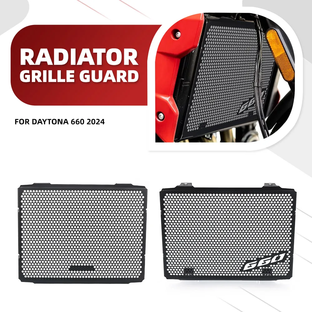 

For Daytona 660 2024 Motorcycle Accessories Radiator Guard Radiator Protector Cover Water Tank Shield Daytona660 2025