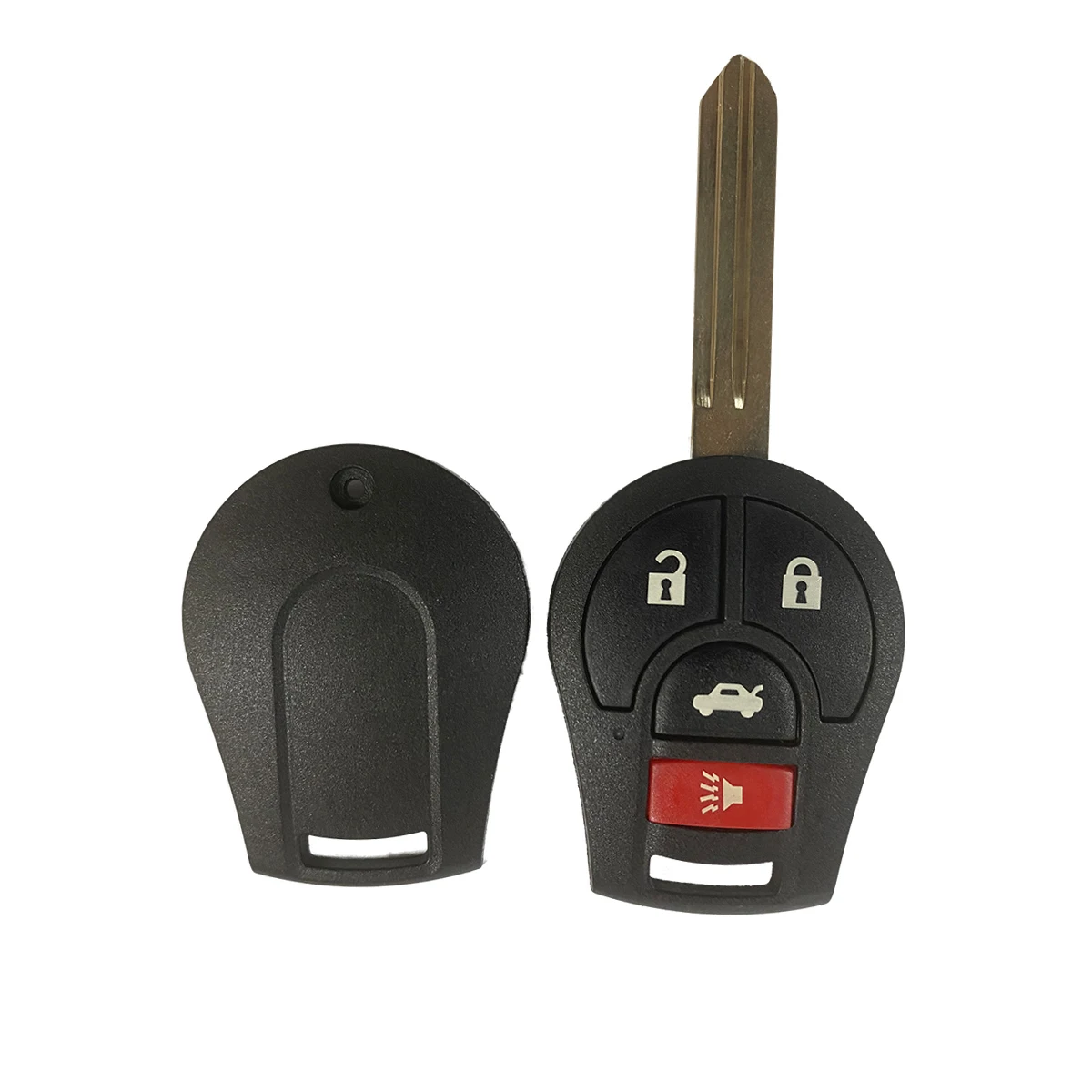 Okey Remote Car Key Shell Replacement Case For NISSAN Juke March Qashqai Sunny Sylphy Tiida X-Trail Cube S SL Rogue 2/3/4 Button