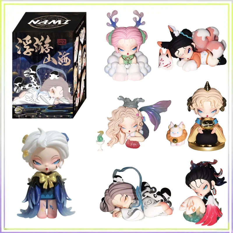 

Genuine DODONAMI Floating Mountains and Seas Series Blind Box Trendy Action Figures Toys Desktop Decor Collection Surprise Gifts