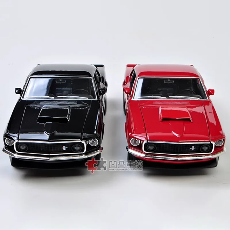 1969 Ford 429 Muscle Car Welly FX Original 1:24 Alloy Simulation Car Model Decoration Collectibles Birthday Gift