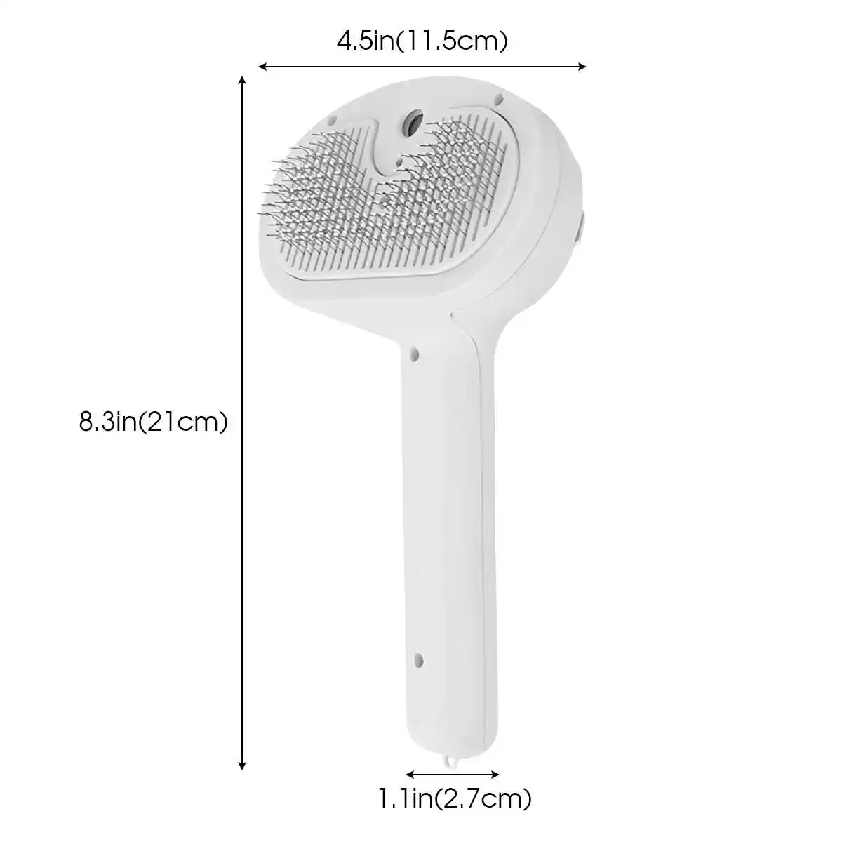 Pet Spray Comb for Cats and Dogs Pet Electric Spray Hair Removal Comb One Key Spray Anti-Flying Massage Brush, Clean Massage