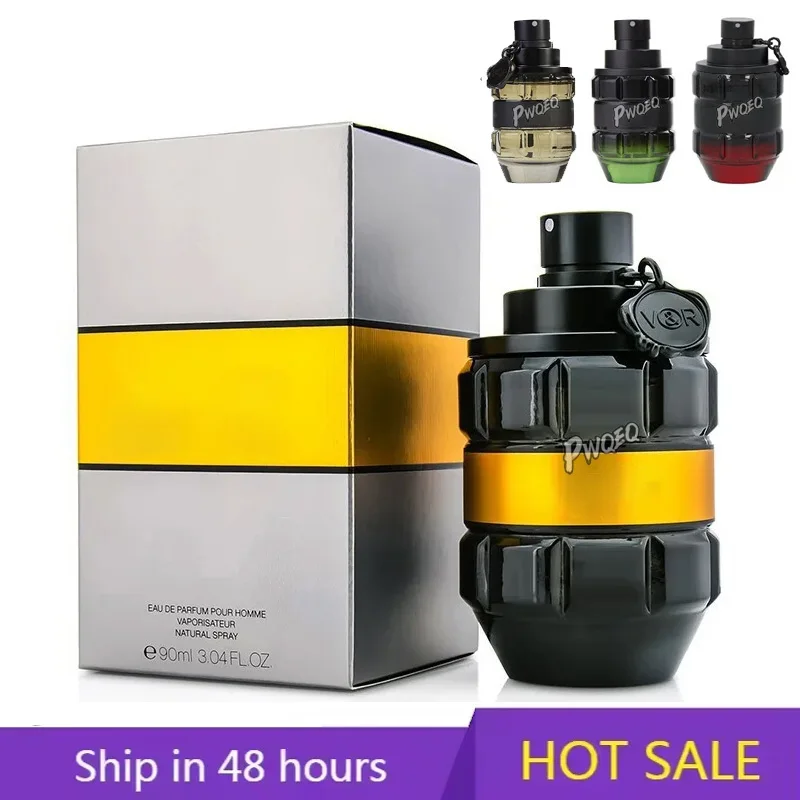 

90ML Mens Perfume hombre Spicy Woody Fragrance Body Spray Long-Lasting Masculine Scent Eau De Toilette Mens Cologne Deodorants