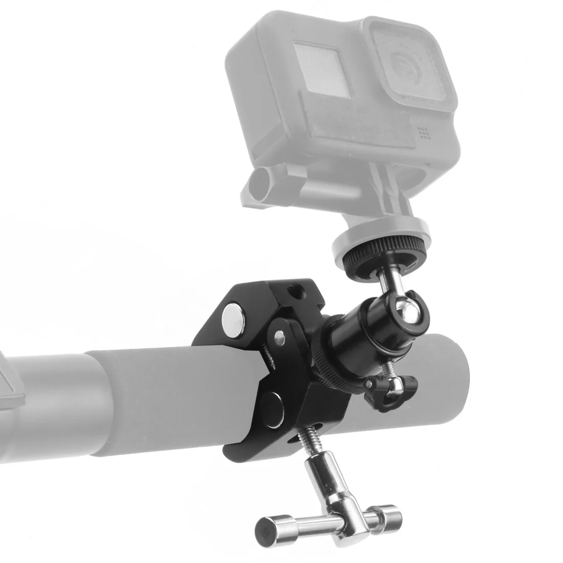 Super Clamp Mount Halter mit Stativ Kugelkopf Adapter für Gopro für Insta360 DSLR Monitor LED Blitzlicht Kamera Röhren halterung – Detail 31