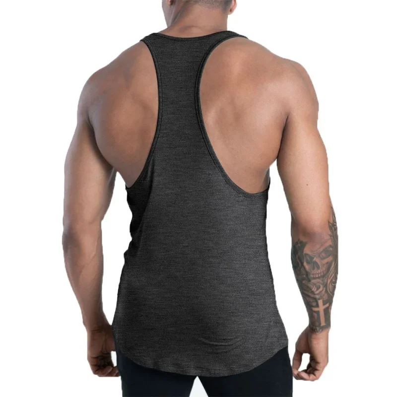 Men's Sports Fitness Tank Top Summer training undershirt Running Basketball Quick Drying vest Breathable loose T-shirt men vest