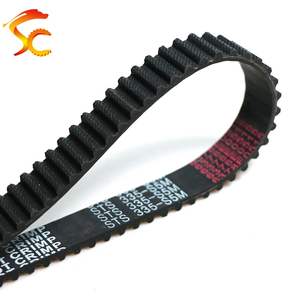 S5M توقيت حزام متزامن طول 210 215 220 225 230 235 240 245 250 255 مللي متر عرض 6-30 مللي متر حزام محرك نقل الطاقة