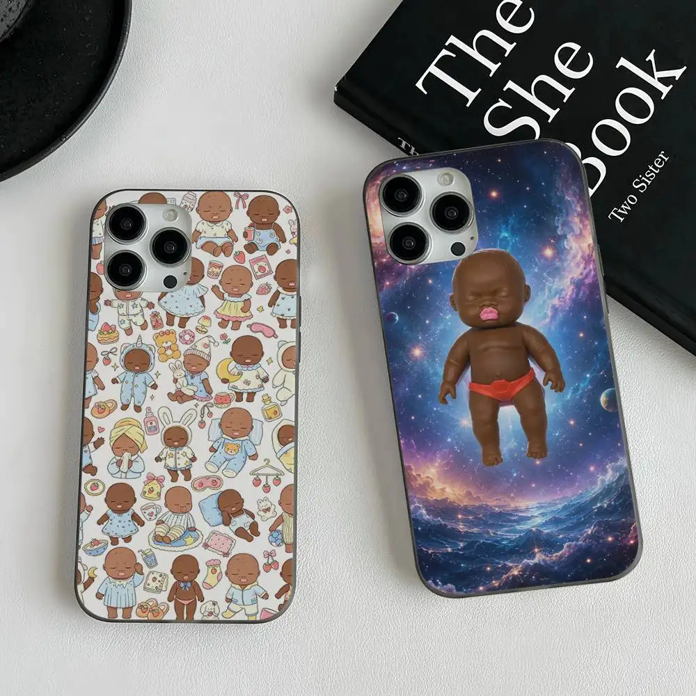 Funda para Teléfono Natasha para iPhone 17 16 15 14 13 12 11 Pro Max Plus Pro Air, Carcasa Trasera con Rayas Corrugadas