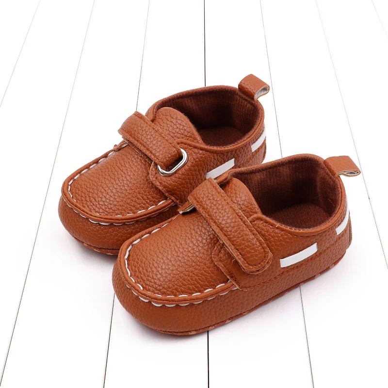 Spring and Autumn New Style Baby Shoes 0-1 Year Old Infant Shoes British Style Soft Sole Baby Learning Shoes Formal Shoes