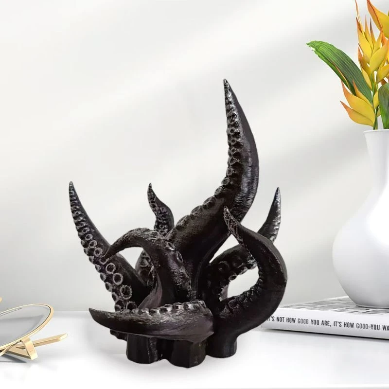 Gothic Tentacle Resin Figure DIY Standee Dark Handmade For Table Home Display Spooky Centerpiece Gift For Teens Women Halloween