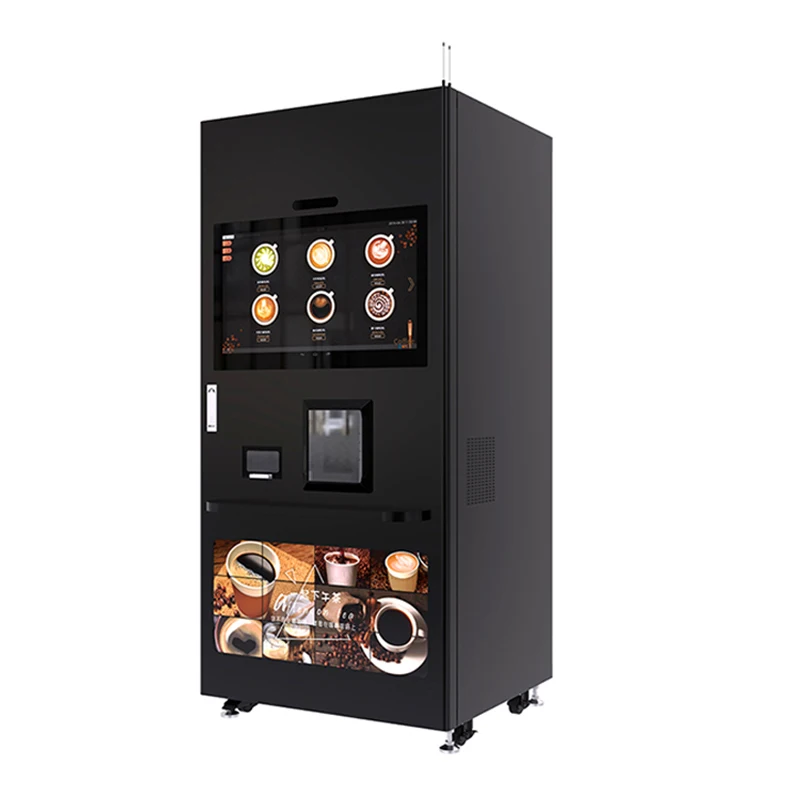 Best Selling Coffee Vending Machine Multiple Flavors Touch Screen Ice Maker Business Beverage Dispenser