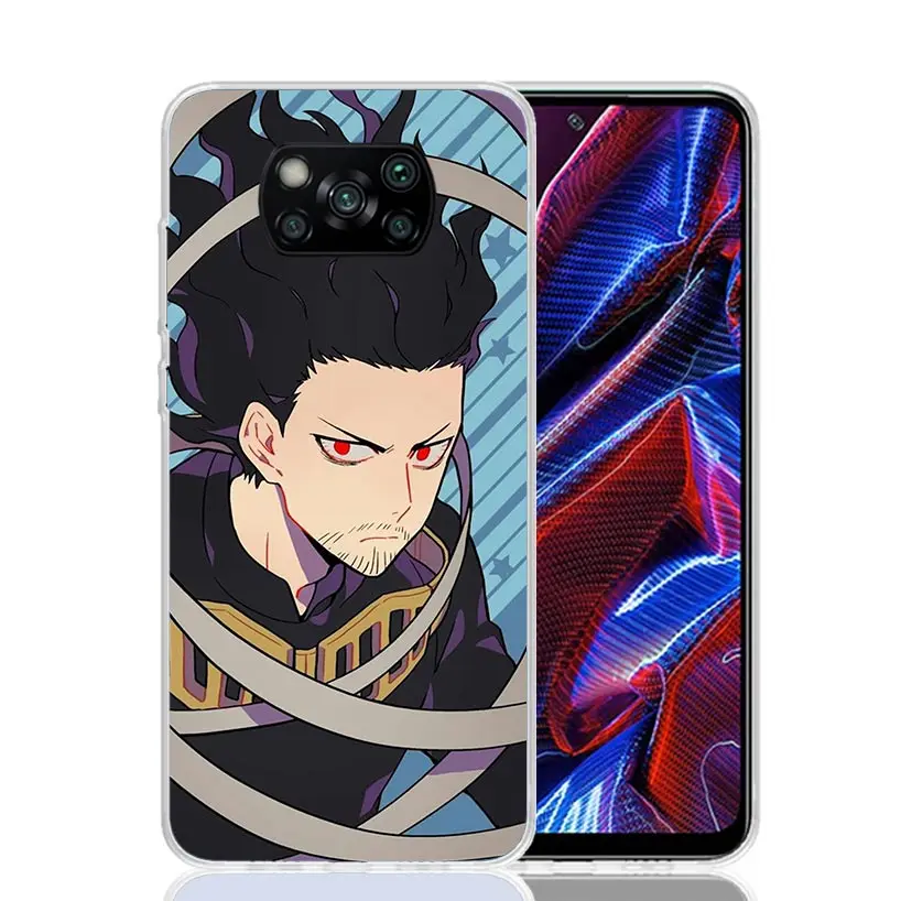 My Hero MHA Aizawa Shouta Phone Case For Xiaomi Poco X6 X5 X4 X3 Nfc F5 F6 Pro F3 F2 F1 F4 Gt M5S M4 M3 M2 Soft Coque Cover X3 N