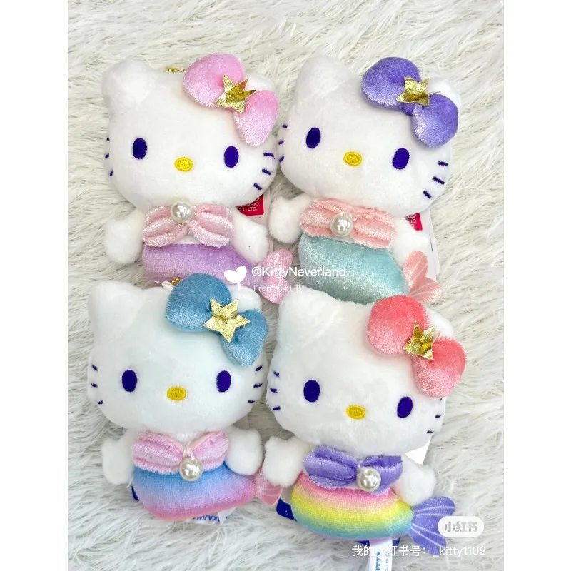 KT Japan's 50th Anniversary Exhibition Limited Sanrio Kitty Mermaid Series Bag Pendant Phone Chain Cartoon Kawaii Birthday Gift