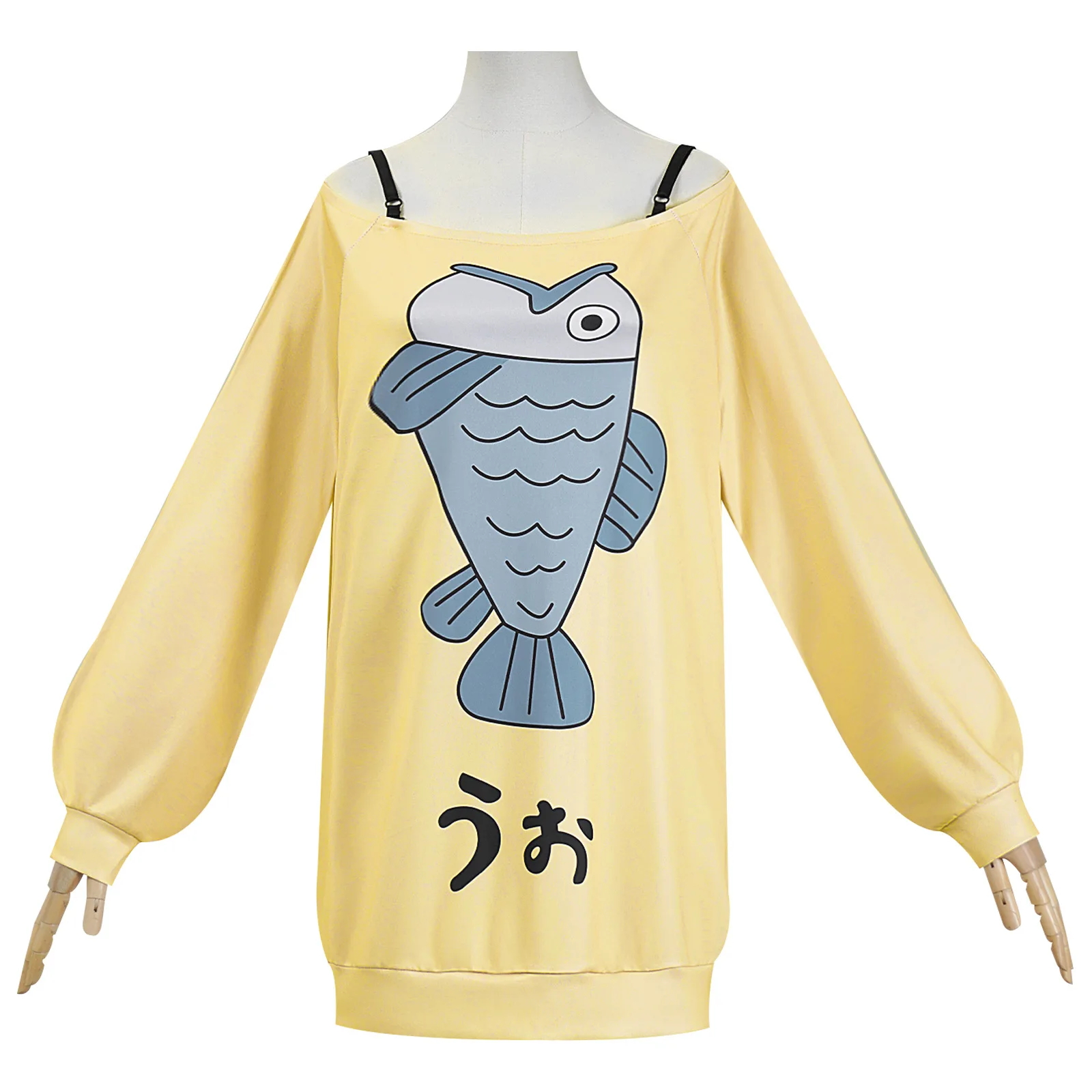

Supernatural Armed Tadatada Cosplay Costume Peach Yellow Home Sweater For Anime Character Home Wear