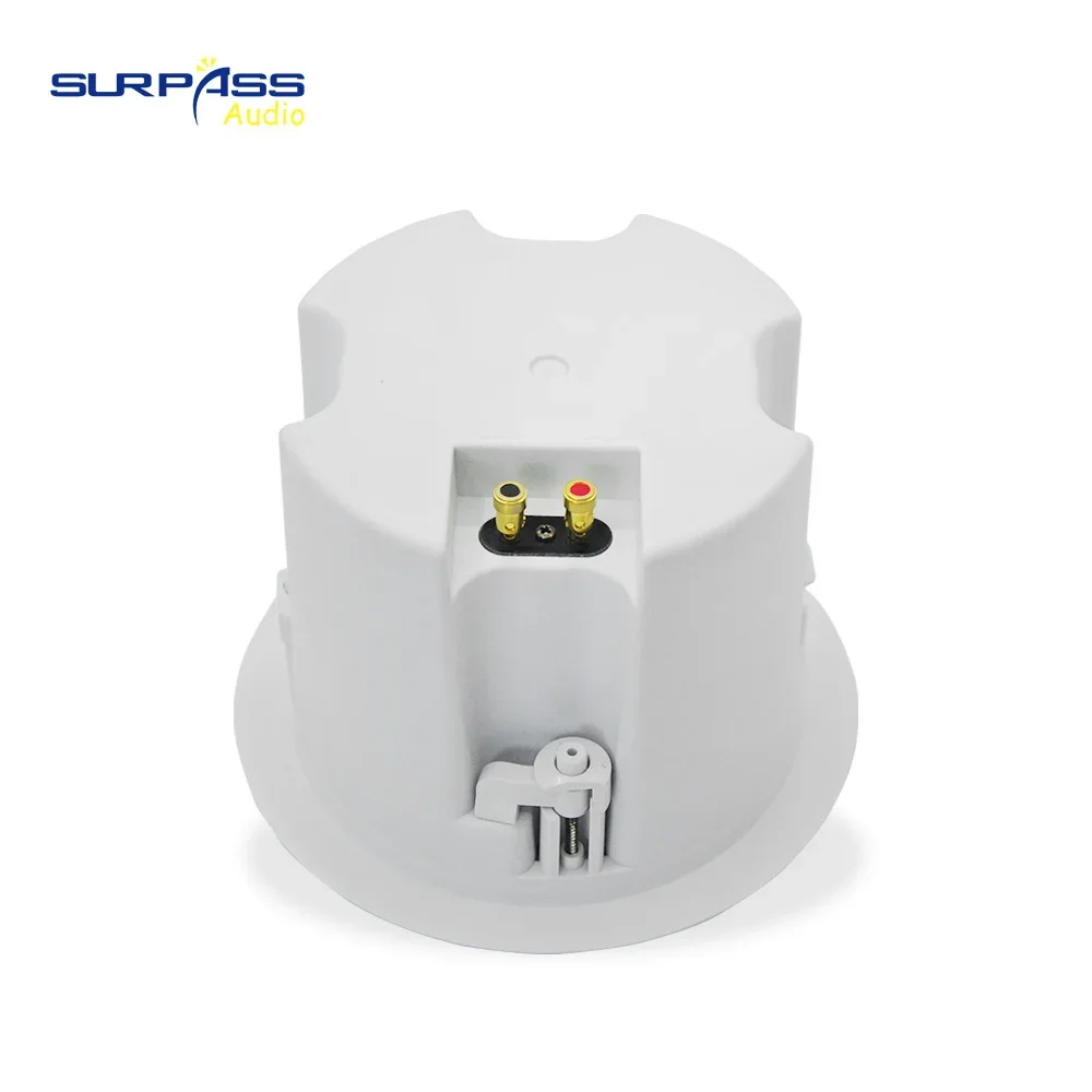 Alto-falante de teto coaxial à prova de umidade, 20w 70v 100v 8ohm, woofer estéreo de alta fidelidade, som de áudio, alto-falante de teto para home theater interno
