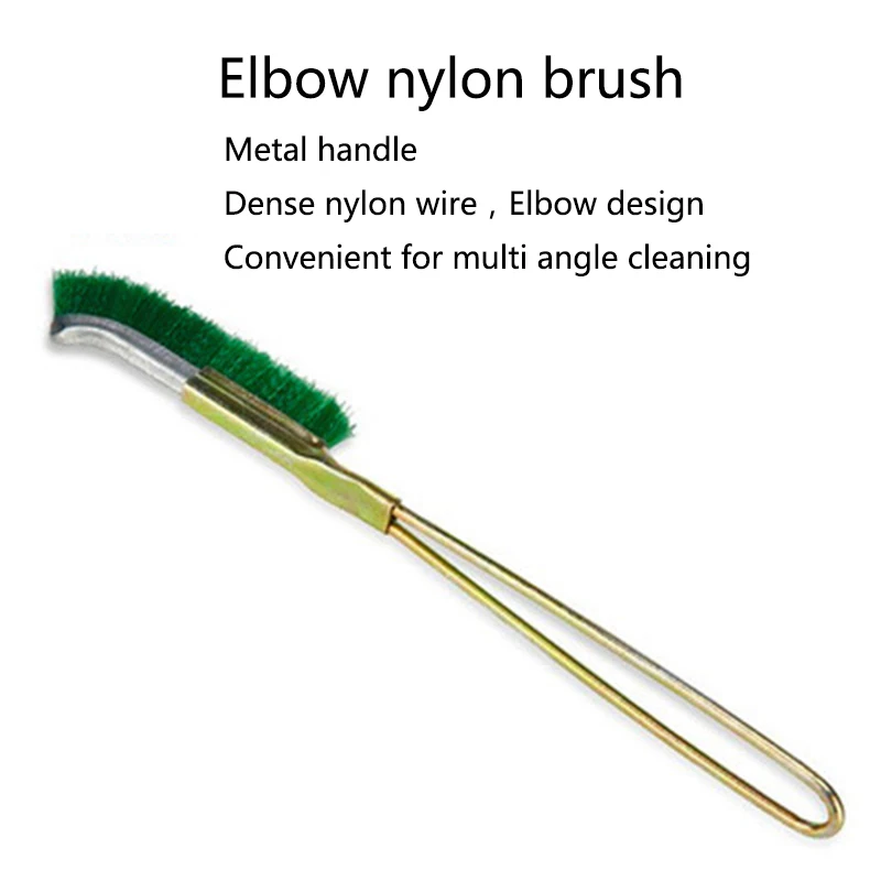 Steel Wire Brush Aquarium Algae Cleaning Brush Nylon Brush Aquarium Cleaner Fish Tank Stain Cleaning Tools Accessories