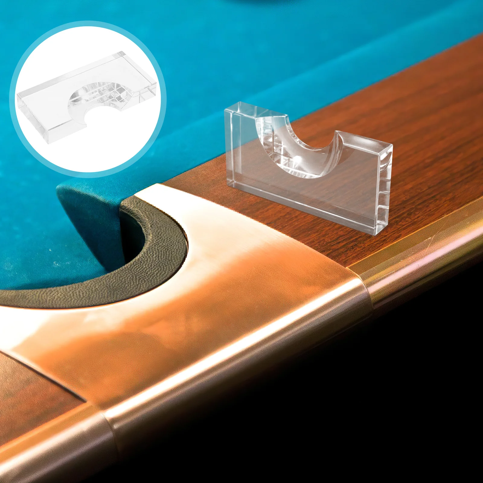 

Precise Transparent Acrylic Billiard Ball Marker Clear Positioner for Pool Tables Ball Placement Locator Indoor Table Pool