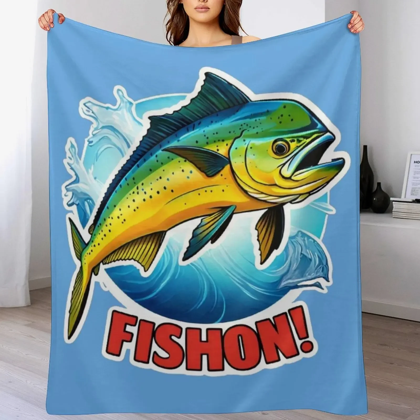 

Mahi Throw Blanket Warm Accent Blanket for Living Room Decoration