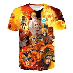 T-shirt estiva new style Seven NARUTO 3D t-shirt giapponese a maniche corte periferiche anime ad asciugatura rapida