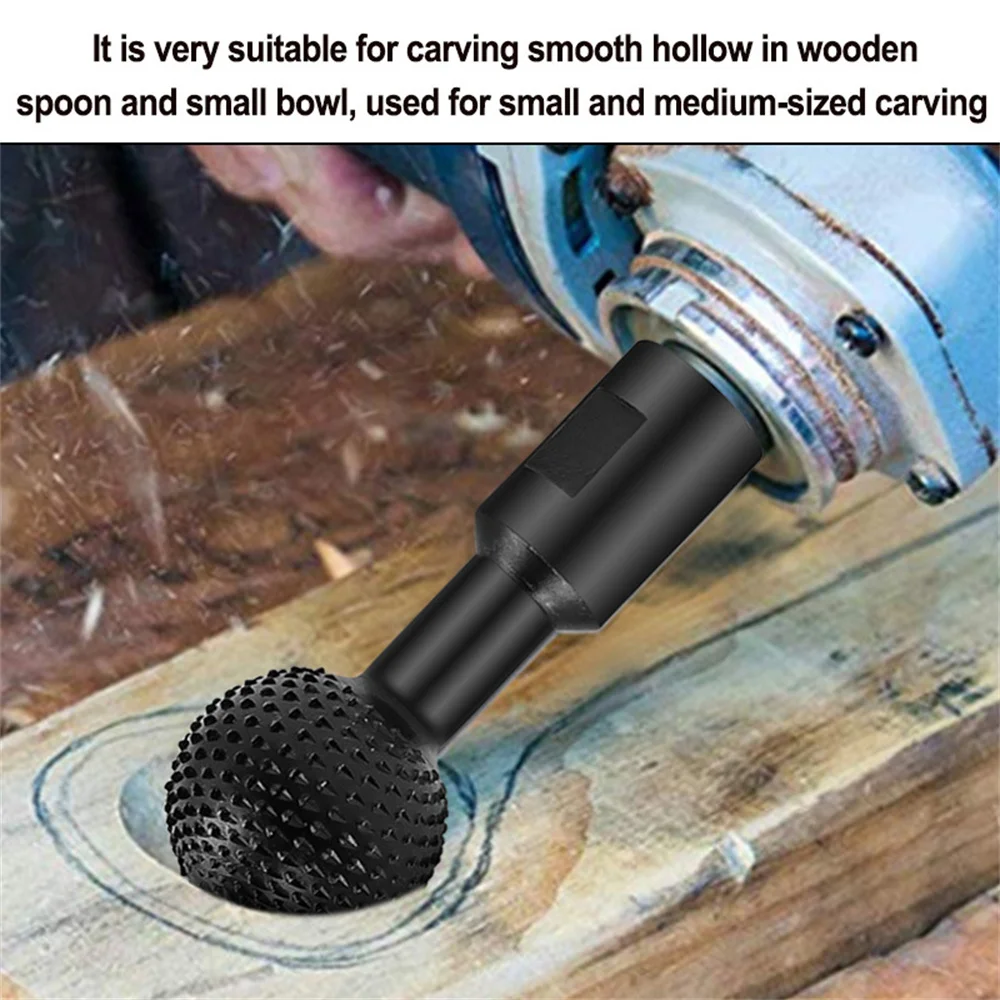 10/14mm Sphere Rotary Grinding Head With Box Drill Bit Ball Gouge Angle Grinder Wood Carving Polishing Grinding pit File Tools