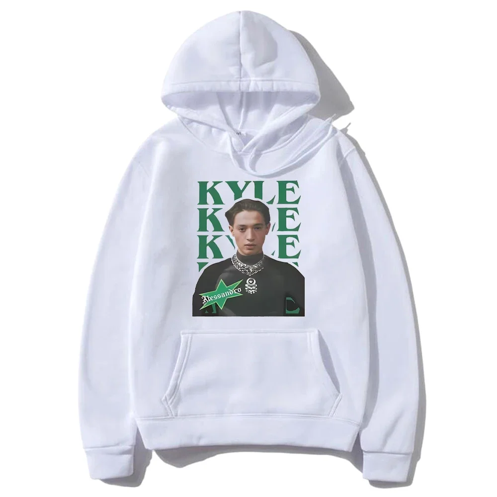 

Autumn and winter new Arrival Kyle Alessandro hoodie men and women classic retro pullover fashionable hip-hop warm streetwear