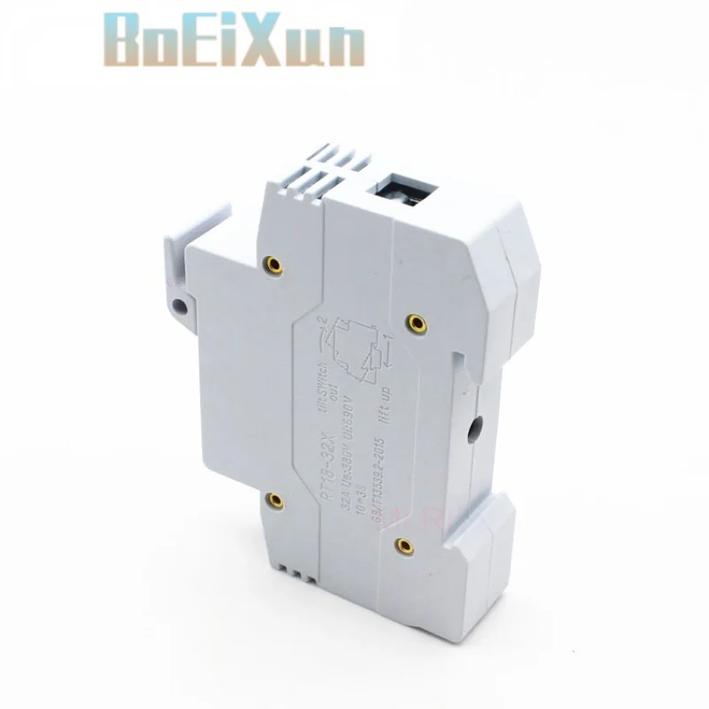 1PCS RT18-32X AC 380V 1 Pole 10x38mm DIN Rail Mount Fuse Holder Base Suit For 10 x 38 RO15 RS15