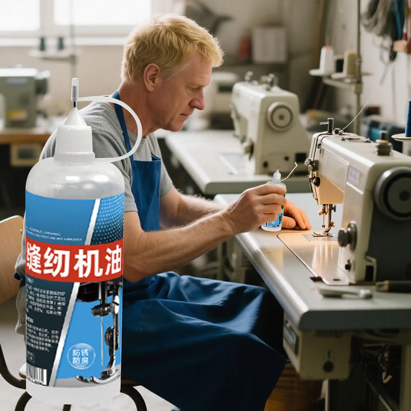 Sewing Machine Oil Commercial Lubricant High-Temperature Lubricating Oil for Door Hinge Garage Household Lock Applications view 4