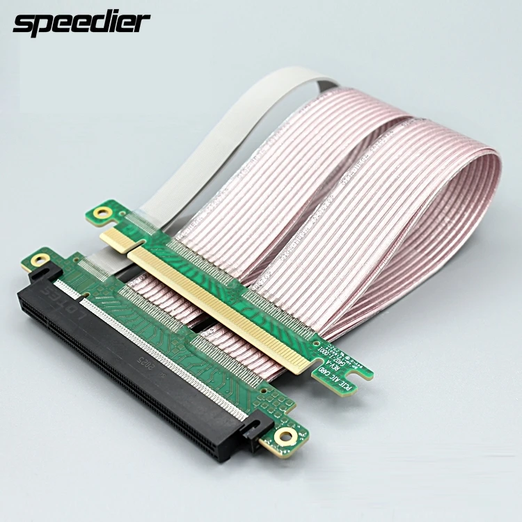 Riser PCIe x16 4.0 Extender Riser Cable 250mm for Most GPU/Motherboard PCI Express 3.0 Components Extension Cables