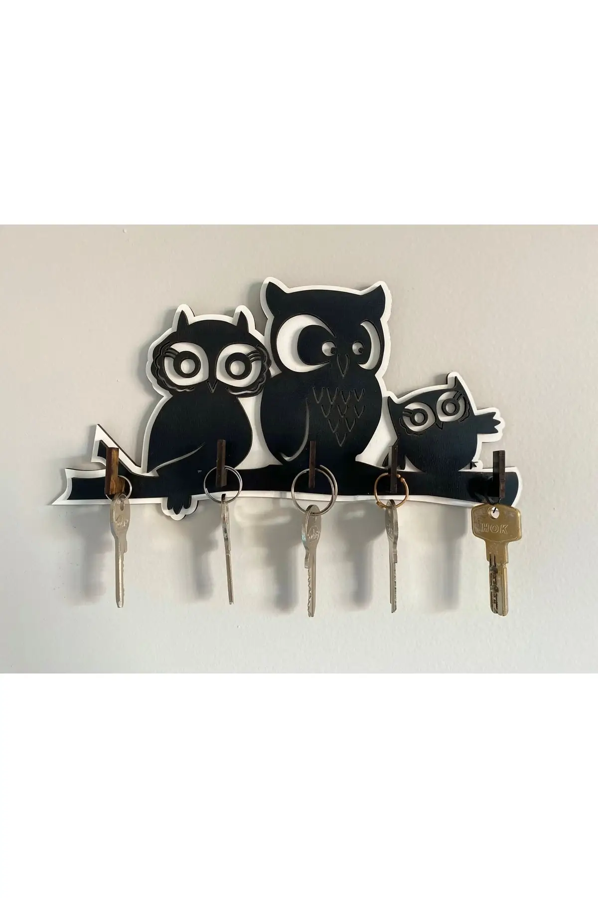 

Owl Patterned Hanger 2022 Home Decoration Black Hanger