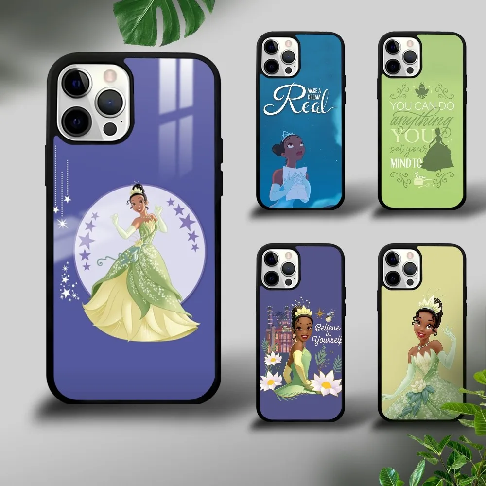 Tiana Princess Phone Case For iPhone 16 15 14 13 12 11 Pro Xs Max Mini Plus Celulares Hard Funda Dropshipping