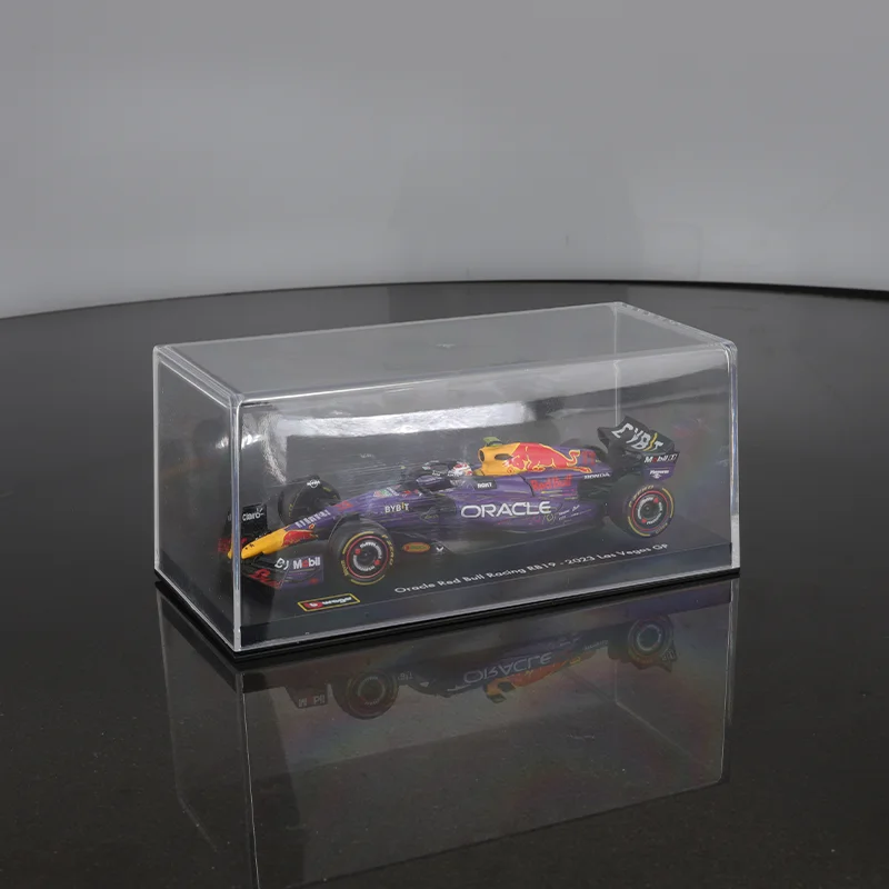 In Stock New 2024 Bburago F1 1:43 Red Bull Racing Rb19 Las Vegas Version Alloy Miniature Diecast Model #1 Max Verstappen Toy Car