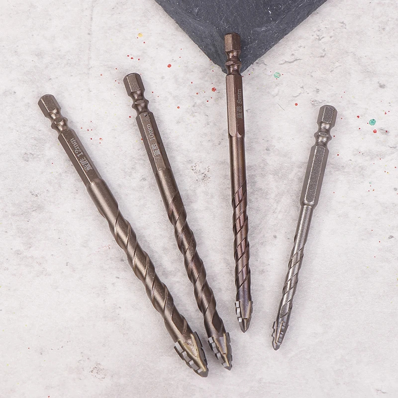 

2/3/4 шт. обновленное четырехлезвое пилообразное сверло для сверления плитки и бетона, специальная электрическая дрель сверхвысокой твердости